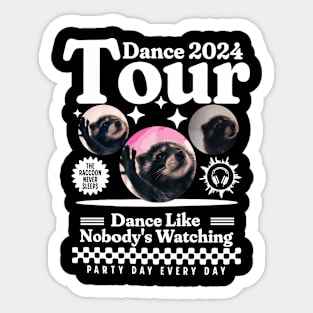 Pedro Pedro Pedro, Dancing Raccoon - pedro raccoon Sticker